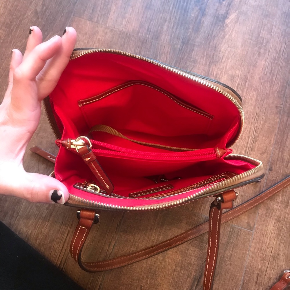 Dooney & Burke Red Crossbody - Picture 4 of 5